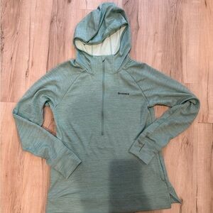 SIMMS WOMEN'S BUGSTOPPER HOODY | SEAFOAM HEATHER medium insect shield